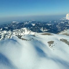 Flugwegposition um 14:52:06: Aufgenommen in der Nähe von Veitsch, St. Barbara im Mürztal, Österreich in 2088 Meter