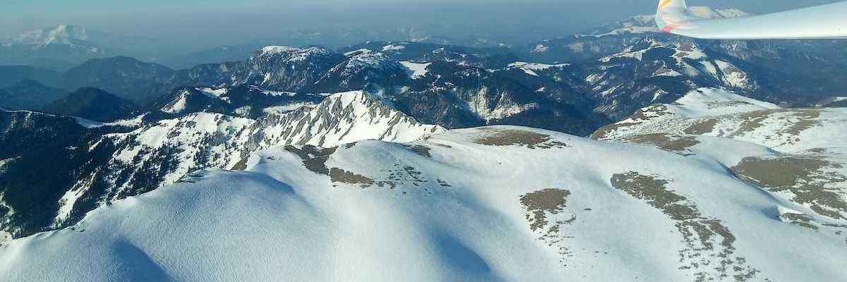Flugwegposition um 14:52:06: Aufgenommen in der Nähe von Veitsch, St. Barbara im Mürztal, Österreich in 2088 Meter