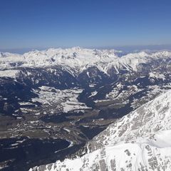 Flugwegposition um 14:41:35: Aufgenommen in der Nähe von Gemeinde Molln, Molln, Österreich in 962 Meter