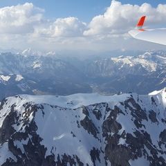 Flugwegposition um 14:18:20: Aufgenommen in der Nähe von Hafning bei Trofaiach, Österreich in 2408 Meter