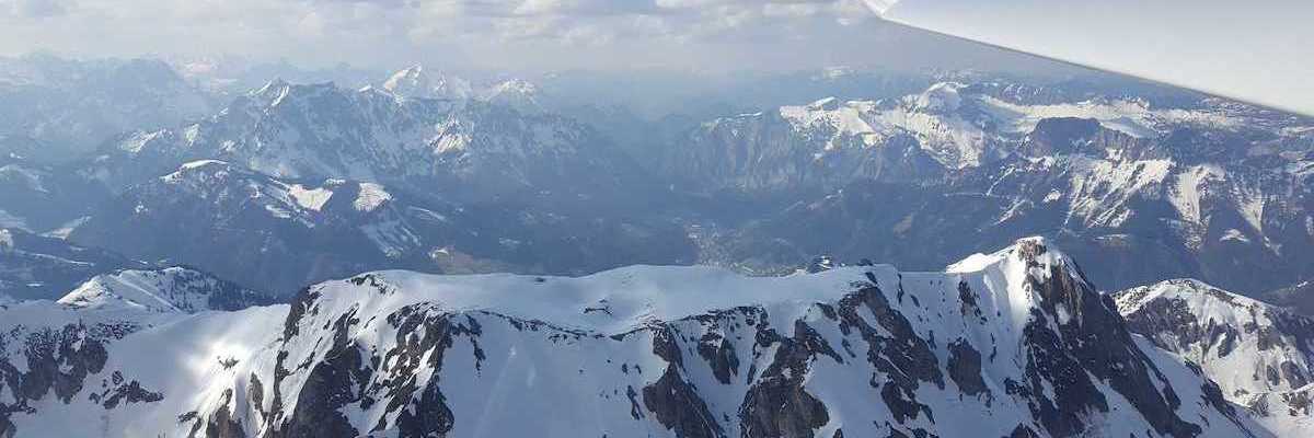 Flugwegposition um 14:18:20: Aufgenommen in der Nähe von Hafning bei Trofaiach, Österreich in 2408 Meter