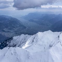 Flugwegposition um 12:29:27: Aufgenommen in der Nähe von 39015 St. Leonhard in Passeier, Bozen, Italien in 3196 Meter