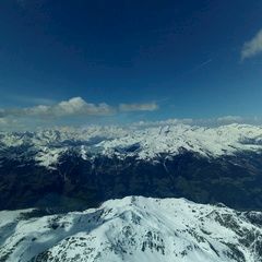 Flugwegposition um 12:27:03: Aufgenommen in der Nähe von Gemeinde Rangersdorf, 9833, Österreich in 3138 Meter