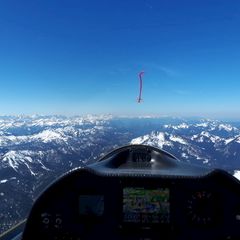 Flugwegposition um 10:16:26: Aufgenommen in der Nähe von Miesbach, Deutschland in 2258 Meter