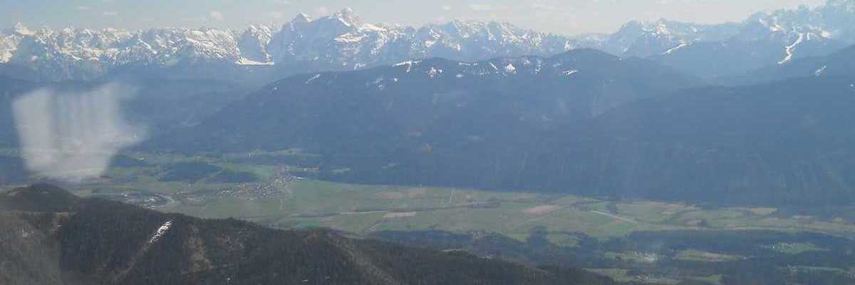 Flugwegposition um 12:33:13: Aufgenommen in der Nähe von Gemeinde Reißeck, Österreich in 2411 Meter