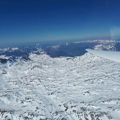 Flugwegposition um 12:46:10: Aufgenommen in der Nähe von Gemeinde Ramsau am Dachstein, 8972, Österreich in 3043 Meter