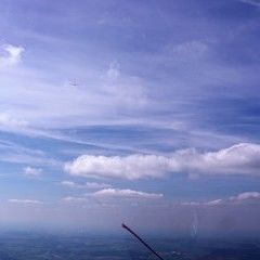 Flugwegposition um 12:55:41: Aufgenommen in der Nähe von Donau-Ries, Deutschland in 1504 Meter