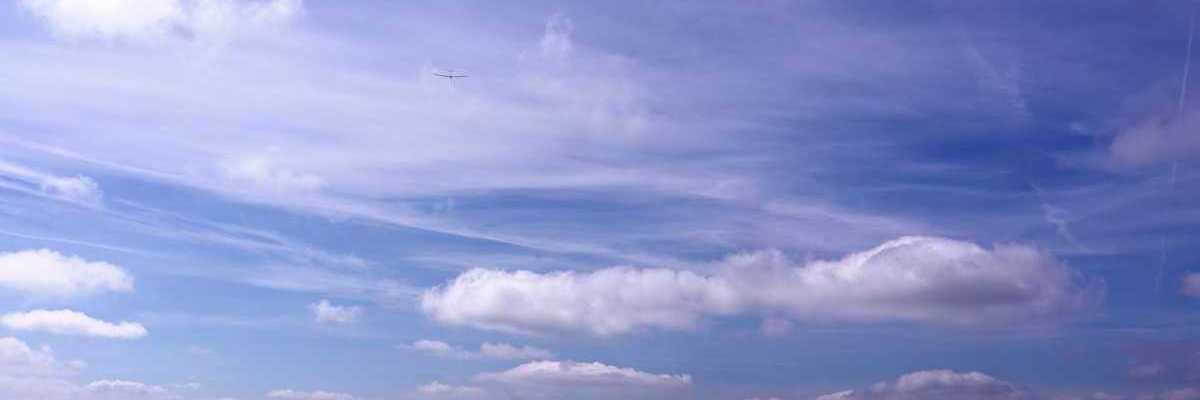 Flugwegposition um 12:55:41: Aufgenommen in der Nähe von Donau-Ries, Deutschland in 1504 Meter
