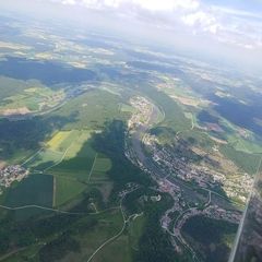 Verortung via Georeferenzierung der Kamera: Aufgenommen in der Nähe von Kelheim, Deutschland in 1800 Meter