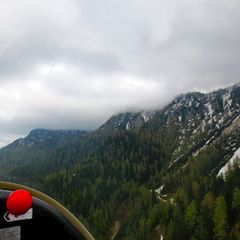 Flugwegposition um 13:12:30: Aufgenommen in der Nähe von Gemeinde Finkenstein am Faaker See, Österreich in 1642 Meter