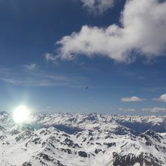 Flugwegposition um 13:25:28: Aufgenommen in der Nähe von Gemeinde Serfaus, Serfaus, Österreich in 3421 Meter