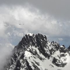 Flugwegposition um 14:33:37: Aufgenommen in der Nähe von 12030 Crissolo, Cuneo, Italien in 3702 Meter