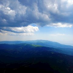 Flugwegposition um 12:18:33: Aufgenommen in der Nähe von Gemeinde Frantschach-Sankt Gertraud, Österreich in 2184 Meter