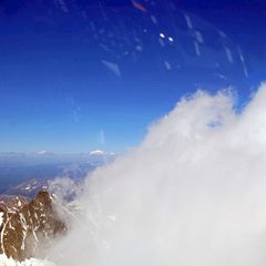 Flugwegposition um 14:09:29: Aufgenommen in der Nähe von Gemeinde Kals am Großglockner, 9981, Österreich in 3666 Meter
