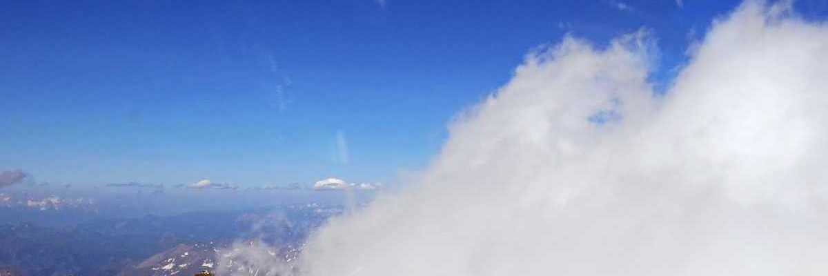 Flugwegposition um 14:09:29: Aufgenommen in der Nähe von Gemeinde Kals am Großglockner, 9981, Österreich in 3666 Meter