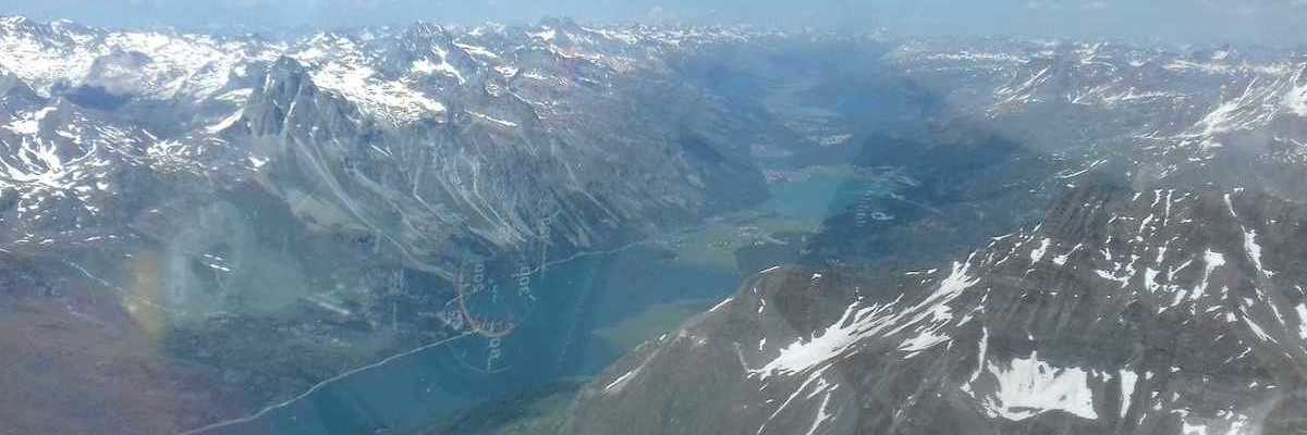 Flugwegposition um 13:47:59: Aufgenommen in der Nähe von Maloja, Schweiz in 3311 Meter