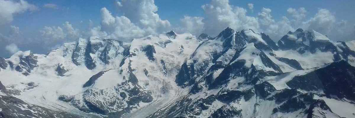 Flugwegposition um 13:30:33: Aufgenommen in der Nähe von Maloja, Schweiz in 3852 Meter