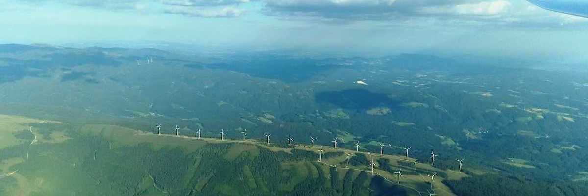 Flugwegposition um 16:42:42: Aufgenommen in der Nähe von Gemeinde Langenwang, Österreich in 2284 Meter