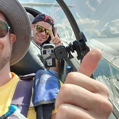 Flugwegposition um 13:16:52: Aufgenommen in der Nähe von Oberspreewald-Lausitz, Deutschland in 1162 Meter