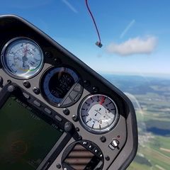 Flugwegposition um 11:15:09: Aufgenommen in der Nähe von Waldburg, Österreich in 1699 Meter