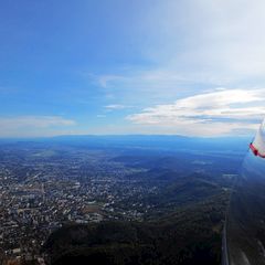 Flugwegposition um 13:37:12: Aufgenommen in der Nähe von Gemeinde Hitzendorf, Österreich in 1052 Meter