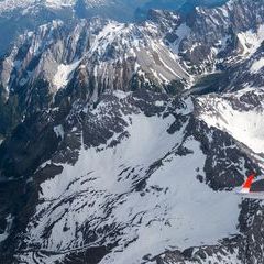 Flugwegposition um 13:57:58: Aufgenommen in der Nähe von Gemeinde Zirl, Zirl, Österreich in 1153 Meter