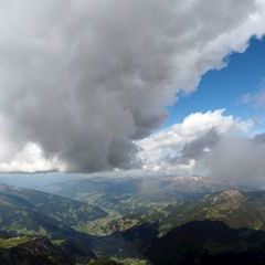 Flugwegposition um 14:32:29: Aufgenommen in der Nähe von Gemeinde Mayrhofen, Österreich in 3073 Meter