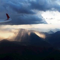Flugwegposition um 17:35:41: Aufgenommen in der Nähe von Gemeinde St. Pankraz, Österreich in 1903 Meter