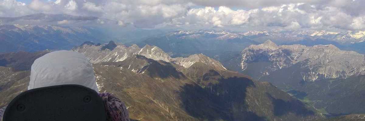 Flugwegposition um 14:18:07: Aufgenommen in der Nähe von Gemeinde Sellrain, Österreich in 3344 Meter