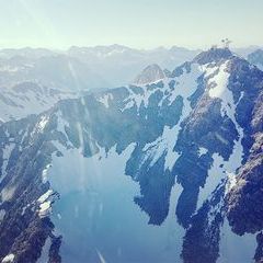 Flugwegposition um 16:20:14: Aufgenommen in der Nähe von Gemeinde Klösterle, Österreich in 2806 Meter