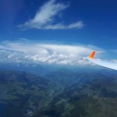 Flugwegposition um 11:31:14: Aufgenommen in der Nähe von Mittersill, Österreich in 2808 Meter