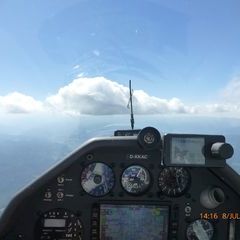Flugwegposition um 12:16:38: Aufgenommen in der Nähe von Gemeinde Turnau, Österreich in 2166 Meter