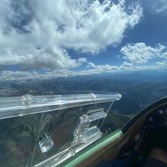 Flugwegposition um 13:50:16: Aufgenommen in der Nähe von Gemeinde Flachau, Österreich in 2821 Meter