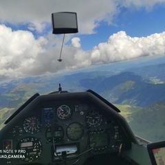 Flugwegposition um 14:00:31: Aufgenommen in der Nähe von Oppenberg, 8786, Österreich in 2726 Meter