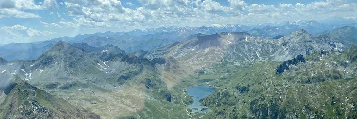 Flugwegposition um 11:46:24: Aufgenommen in der Nähe von Schladming, Österreich in 2410 Meter