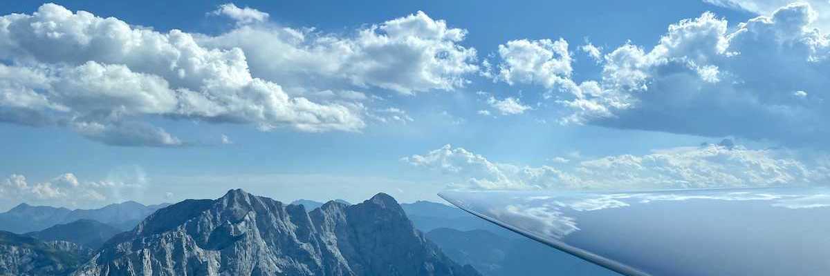 Flugwegposition um 14:37:12: Aufgenommen in der Nähe von Weng im Gesäuse, 8913, Österreich in 2140 Meter