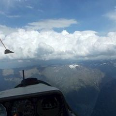 Flugwegposition um 14:44:38: Aufgenommen in der Nähe von Gemeinde Umhausen, 6441 Umhausen, Österreich in 3432 Meter