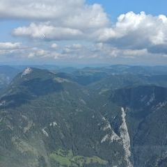Flugwegposition um 12:49:33: Aufgenommen in der Nähe von Gemeinde Pernegg an der Mur, Österreich in 1711 Meter