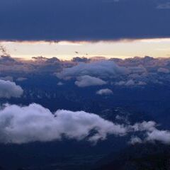 Flugwegposition um 16:08:05: Aufgenommen in der Nähe von Gemeinde Klaus an der Pyhrnbahn, Österreich in 3487 Meter