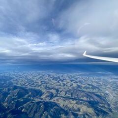 Flugwegposition um 12:21:07: Aufgenommen in der Nähe von Lunz am See, Österreich in 4163 Meter