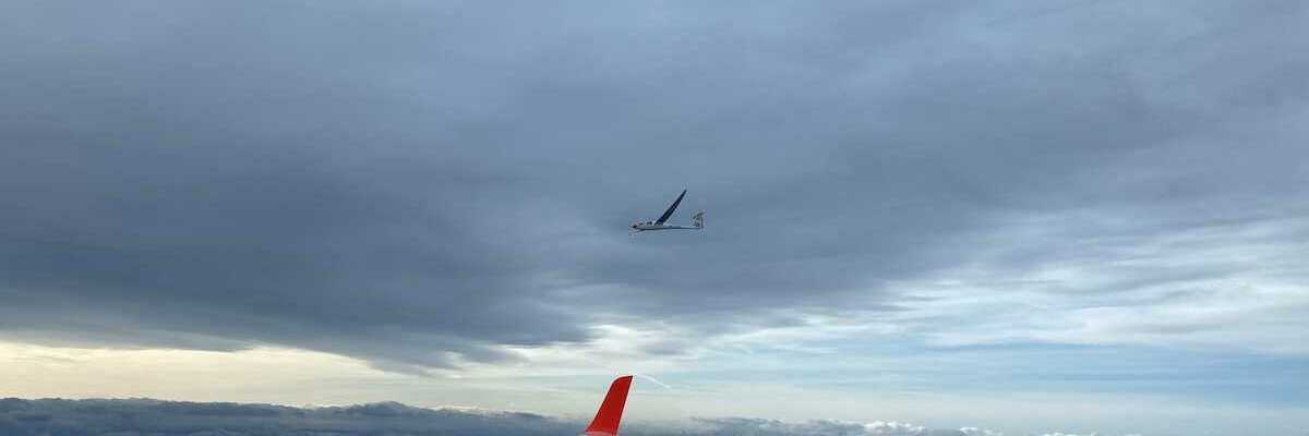 Flugwegposition um 14:15:07: Aufgenommen in der Nähe von Oberweg, Österreich in 3216 Meter