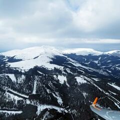 Flugwegposition um 11:34:47: Aufgenommen in der Nähe von Garanas, Österreich in 2118 Meter