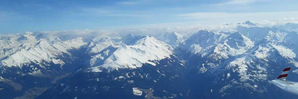 Flugwegposition um 14:39:33: Aufgenommen in der Nähe von Gemeinde Jochberg, 6373 Jochberg, Österreich in 3061 Meter