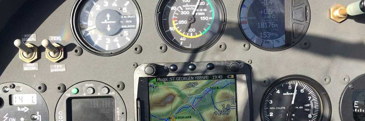 Flugwegposition um 16:49:04: Aufgenommen in der Nähe von Irdning, 8952, Österreich in 5462 Meter