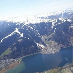 Flugwegposition um 12:50:12: Aufgenommen in der Nähe von Gemeinde Bruck an der Großglocknerstraße, Bruck an der Großglocknerstraße, Österreich in 2472 Meter