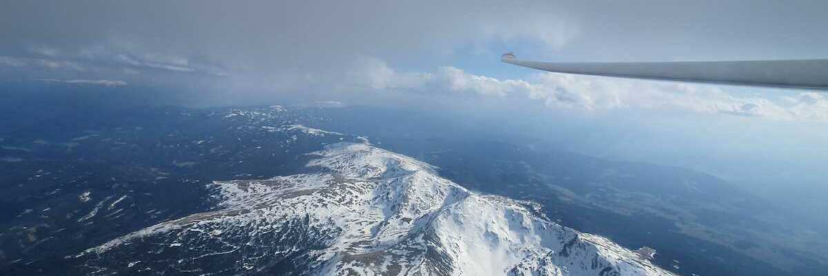 Flugwegposition um 14:47:04: Aufgenommen in der Nähe von Oberweg, Österreich in 3462 Meter