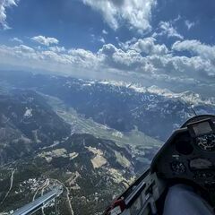 Flugwegposition um 10:19:56: Aufgenommen in der Nähe von Gemeinde Kalwang, 8775, Österreich in 2316 Meter