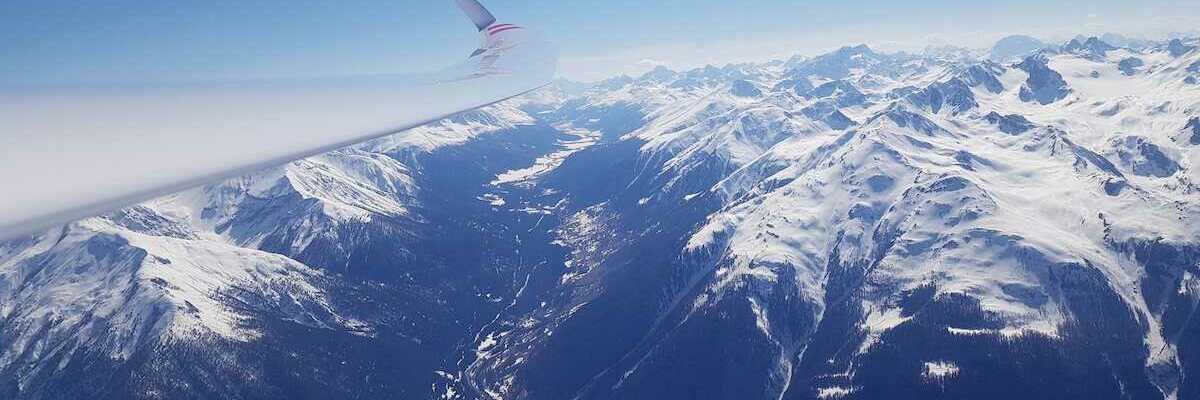 Flugwegposition um 14:04:10: Aufgenommen in der Nähe von Bezirk Inn, Schweiz in 3262 Meter