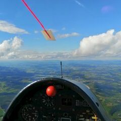 Flugwegposition um 15:22:22: Aufgenommen in der Nähe von Gemeinde Steegen, Österreich in 1829 Meter