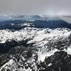 Flugwegposition um 10:44:39: Aufgenommen in der Nähe von Gemeinde Kötschach-Mauthen, Österreich in 3127 Meter